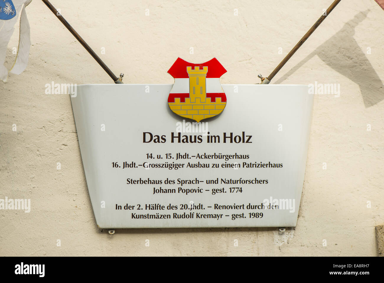 Das Haus im Holz, Perchtoldsdorf, Bassa Austria, Vienna e dintorni Foto Stock