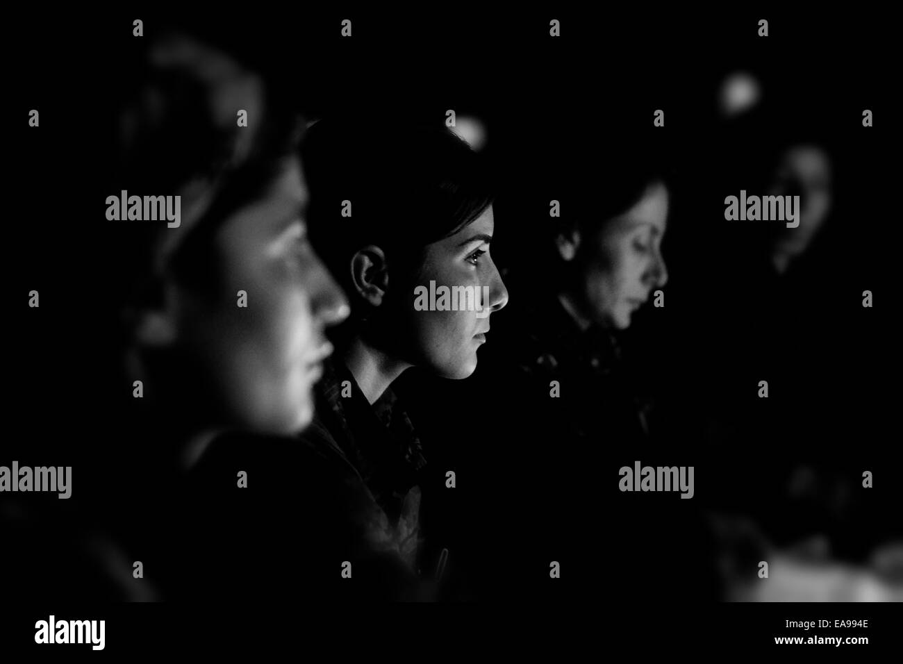 Combattenti curdi delle unità di protezione delle donne YPJ a al Hasakah o nel distretto di Hassakeh nel nord della Siria Foto Stock