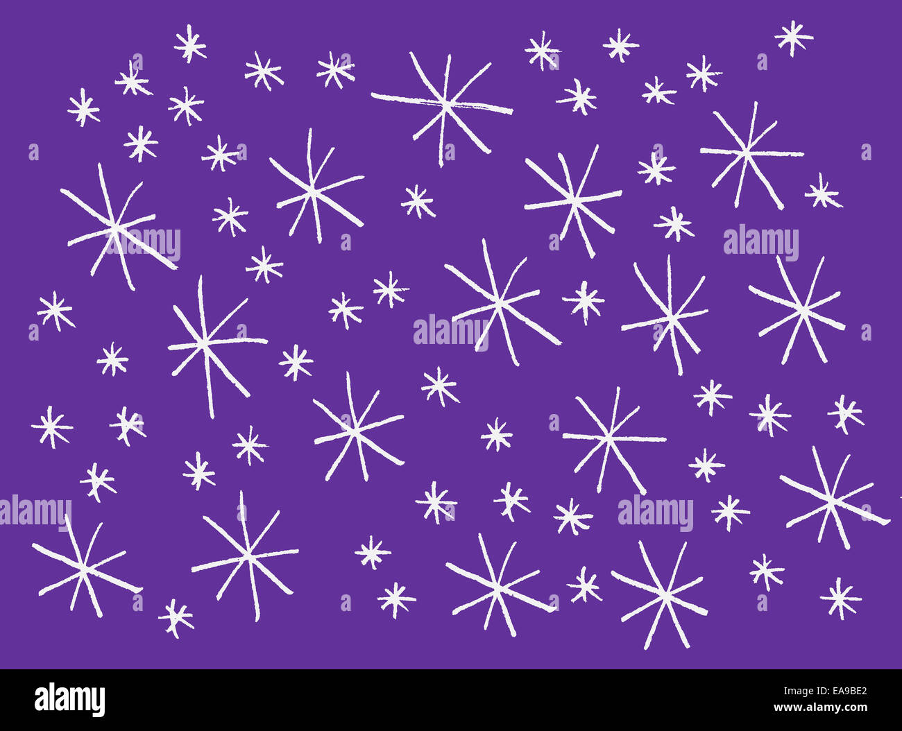 Viola e bianco stella in una schifezza, stile organico per vacanze invernali o di Natale. Foto Stock Viola e bianco stella in una schifezza, stile organico per vacanze invernali o di Natale. Foto Stock