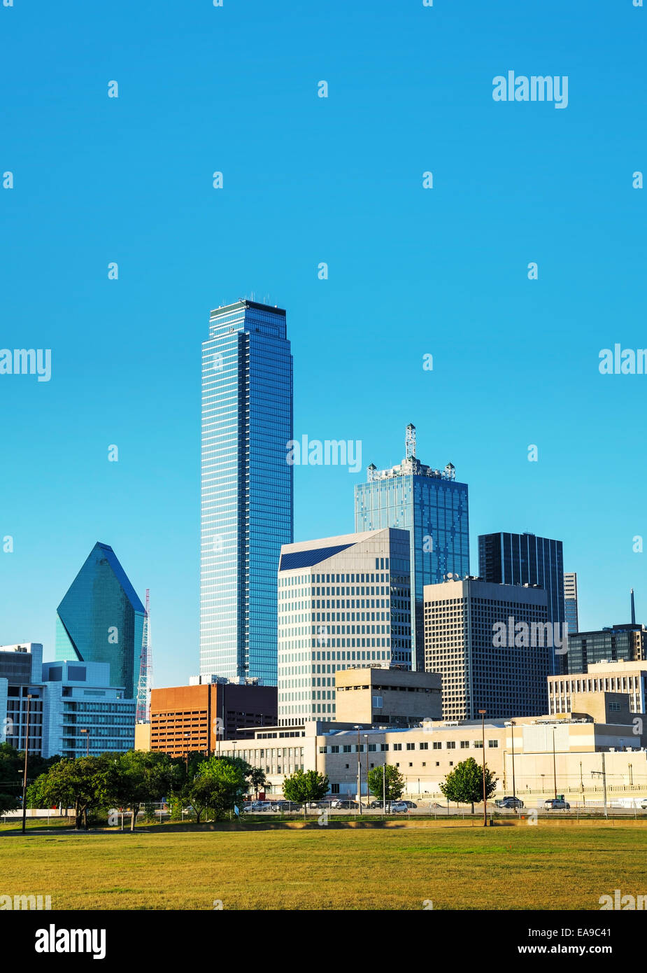 Dallas, Texas cityscape di mattina Foto Stock