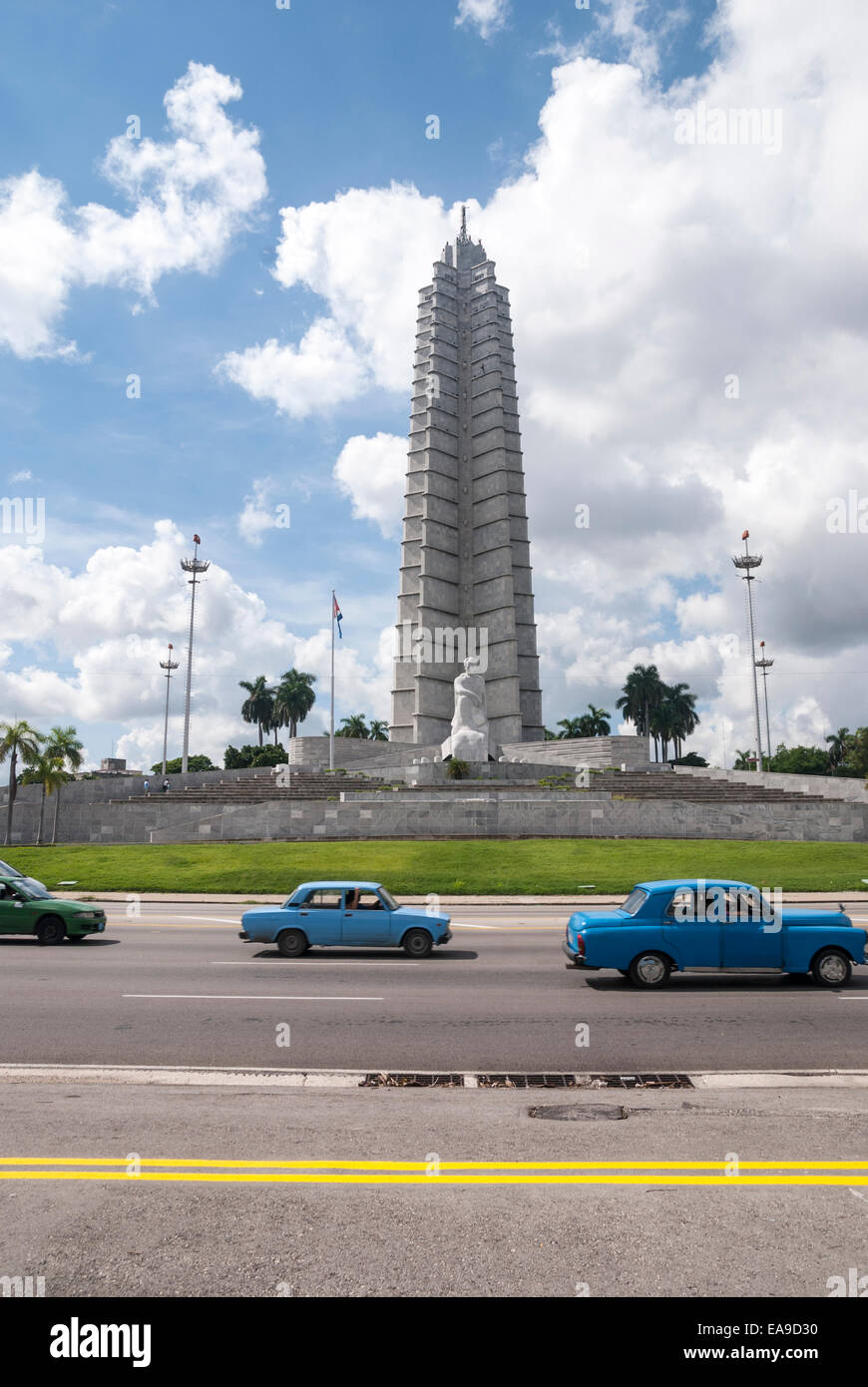 José Martí Memorial torre di vedetta e dedicato a Cuba di eroe nazionale che ha guidato la campagna per l'indipendenza dalla regola spagnola Foto Stock