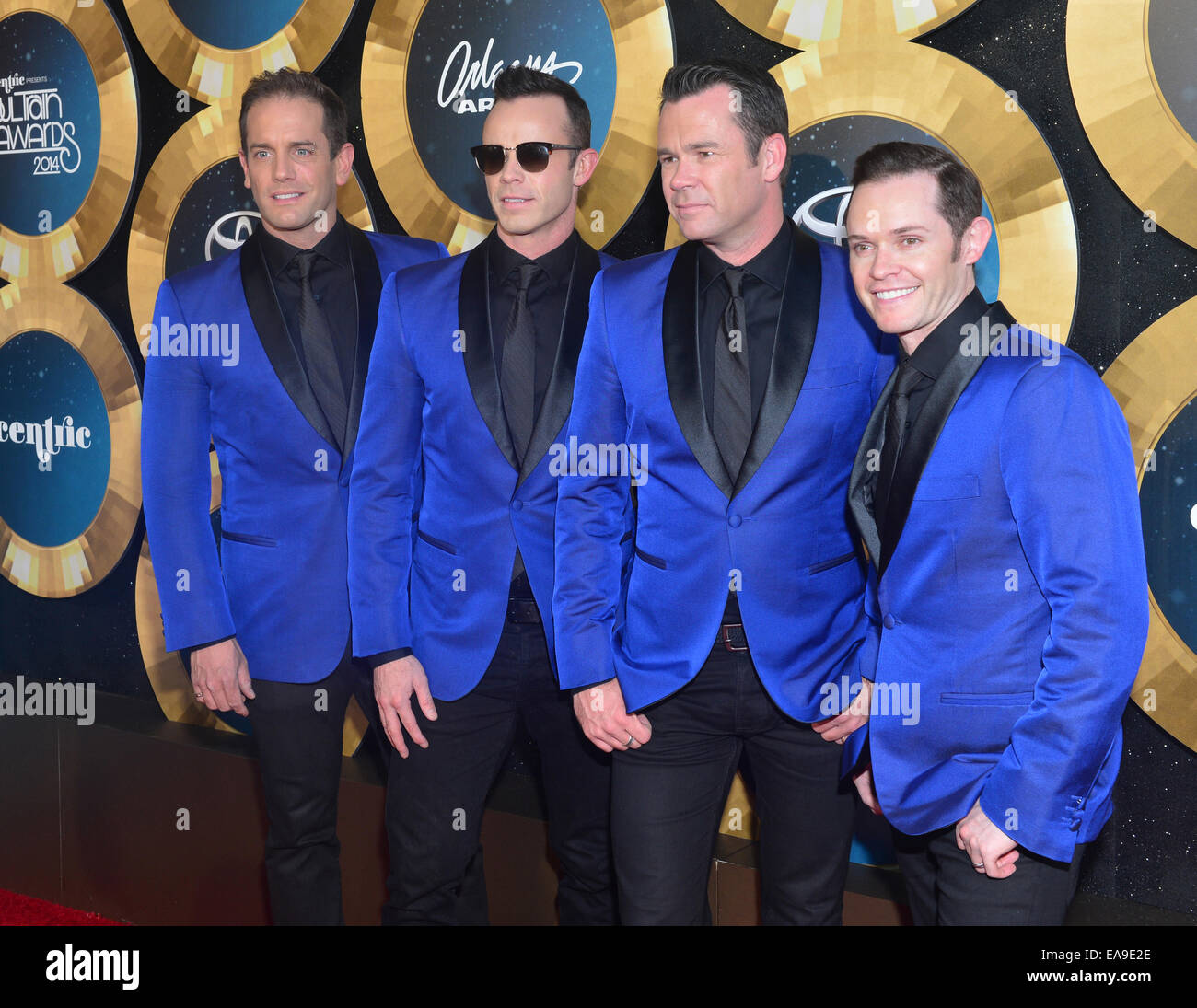 I tenori assiste il 2014 Soul Train Music Awards presso l'Orleans Arena di Las Vegas Foto Stock