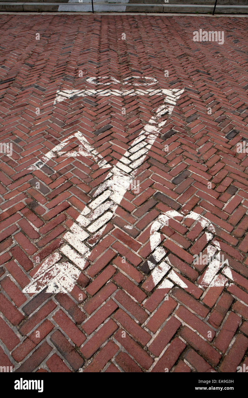 Simbolo delle sette società, società segreta presso la University of Virginia. Foto Stock