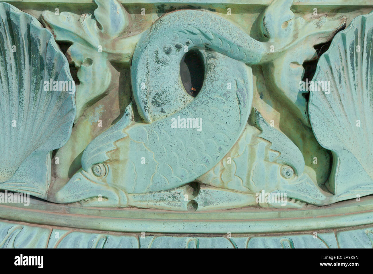 Pesci segno (Greco antico Zodiaco segno zodiacale) Foto Stock