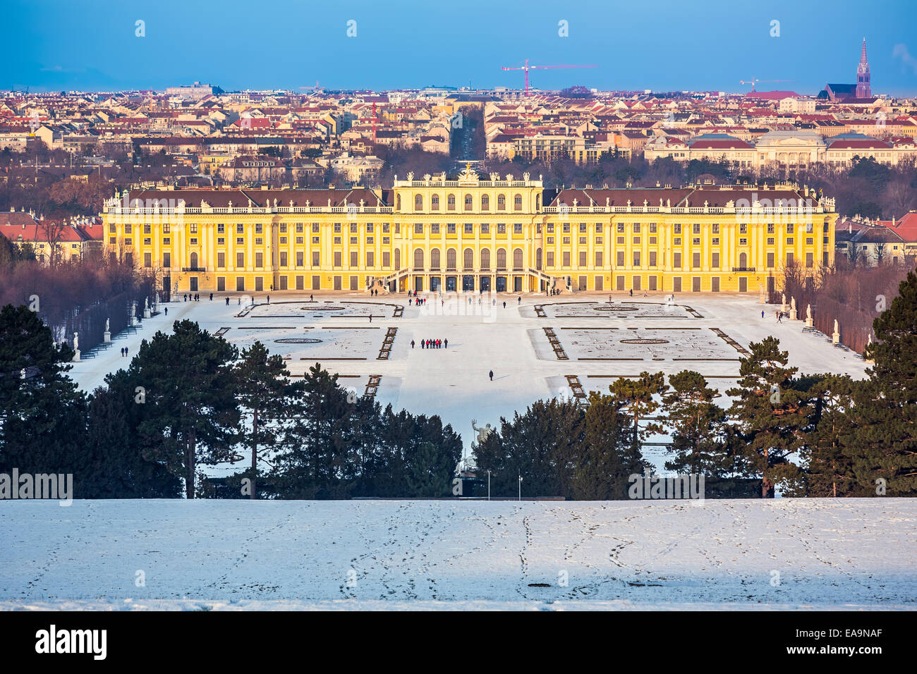 Palazzo di Schonbrunn, Vienna Foto Stock