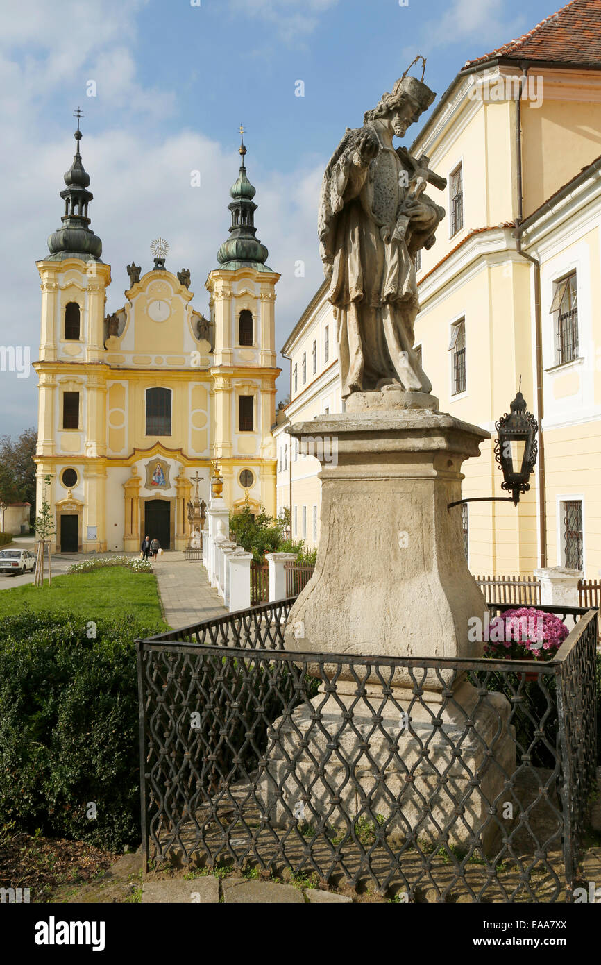 Chiesa dell'Assunzione, Strážnice (Strážnice), Moravia del Sud, Repubblica Ceca Foto Stock