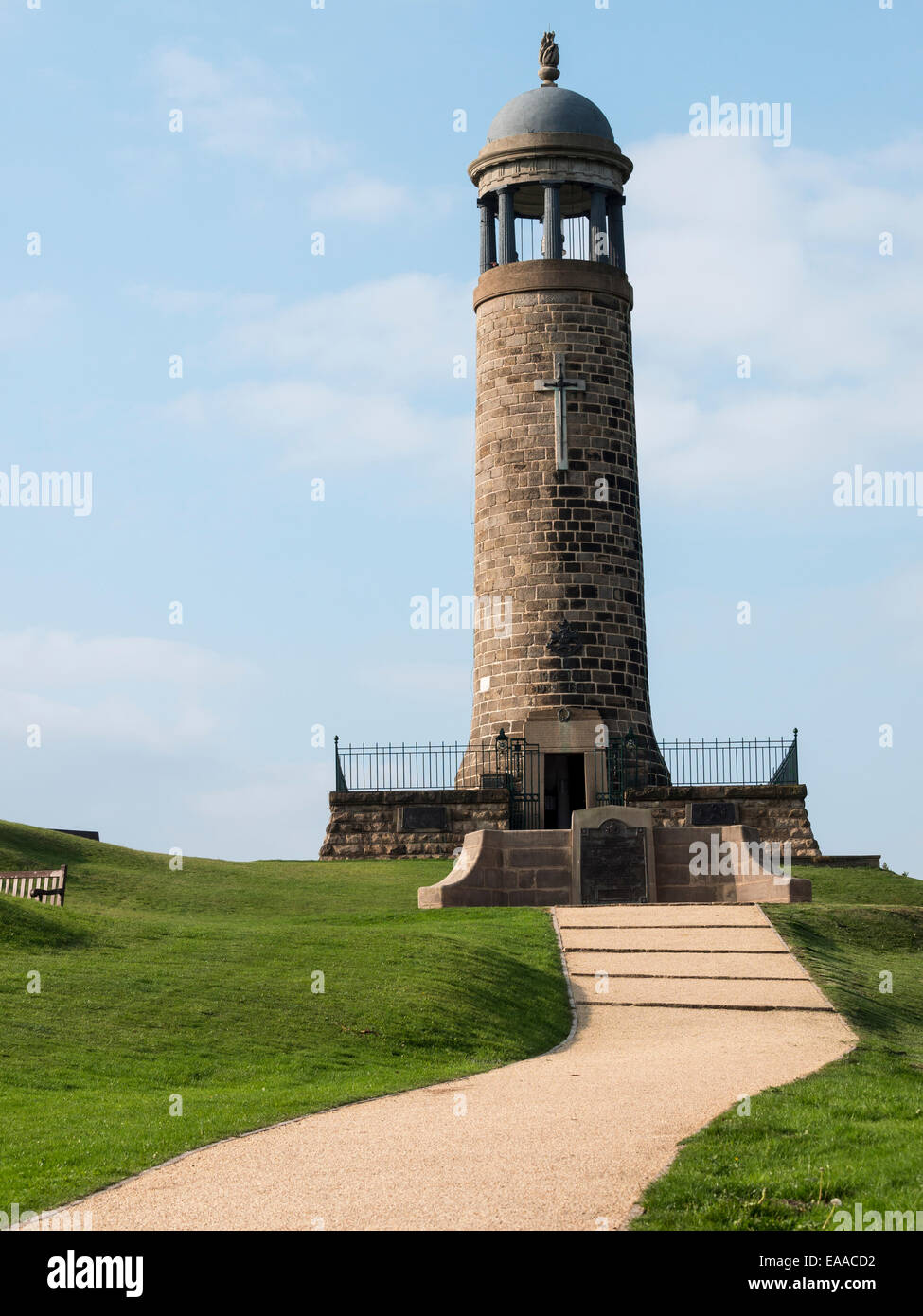 Crich Stand, monumento alla Sherwood guardaboschi reggimento Crich,derbyshire, Regno Unito Foto Stock