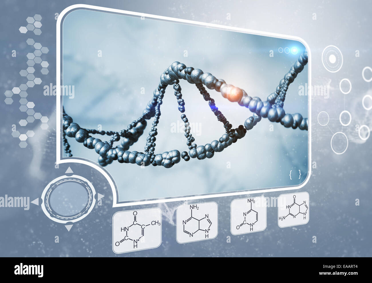 Analisi del DNA Foto Stock