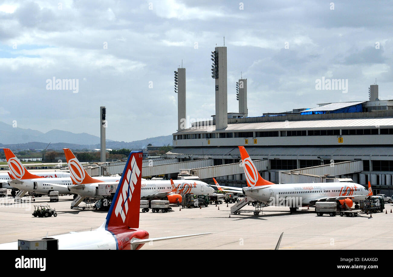 Terminale domestico Galeao aeroporto internazionale di Rio de Janeiro in Brasile Foto Stock