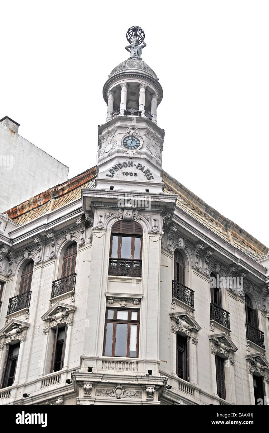 Edificio barocco Montevideo Uruguay Foto Stock