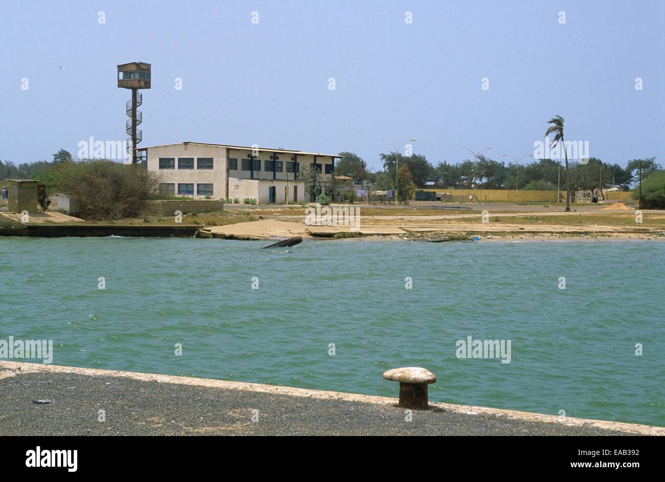 Vecchi piani di flottazione airbase per francese Aeropostale linee, Langue de Barbarie, Saint Louis, Senegal Foto Stock