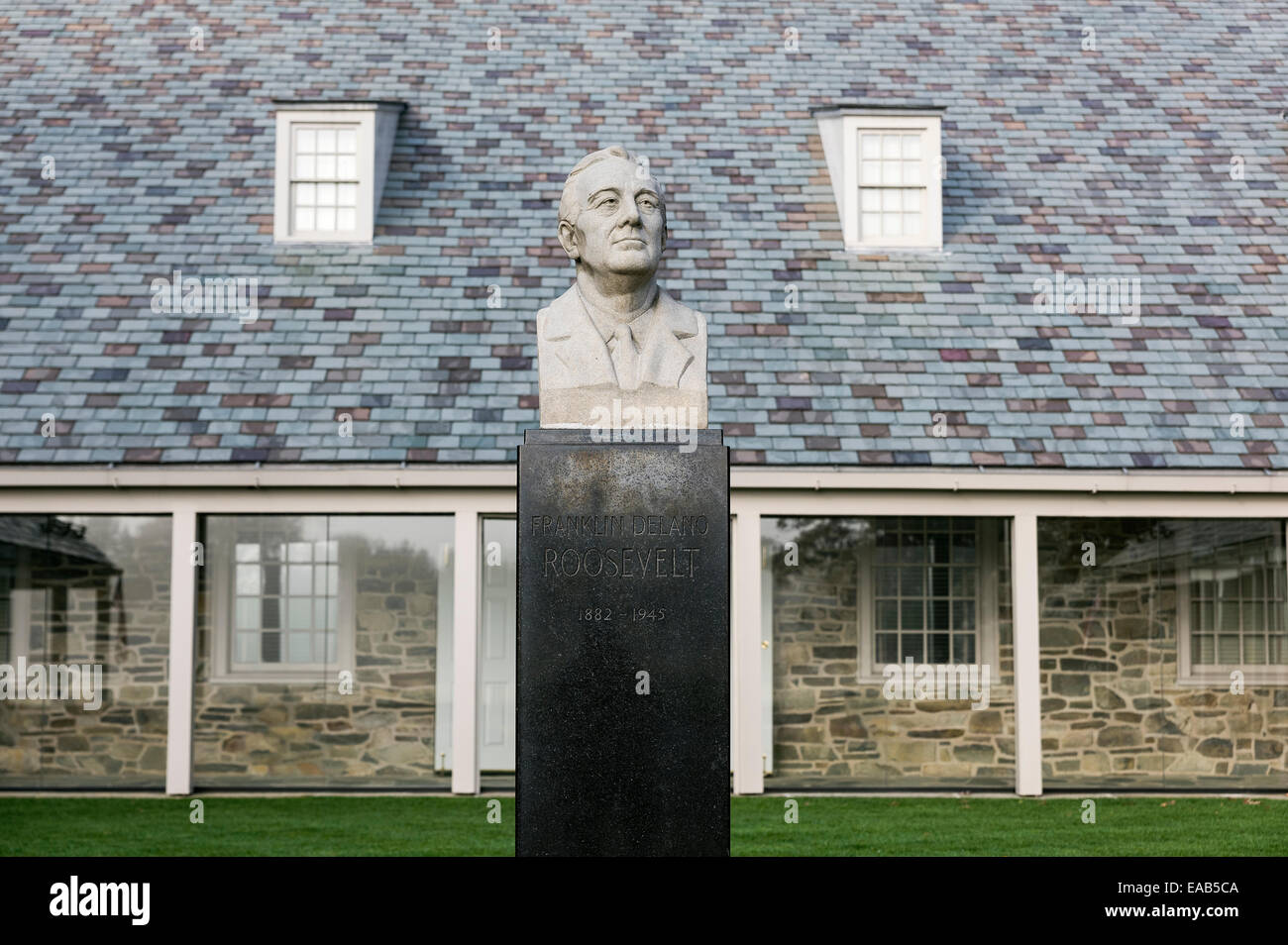 FDR Presidential Library, Hyde Park, New York, Stati Uniti d'America Foto Stock