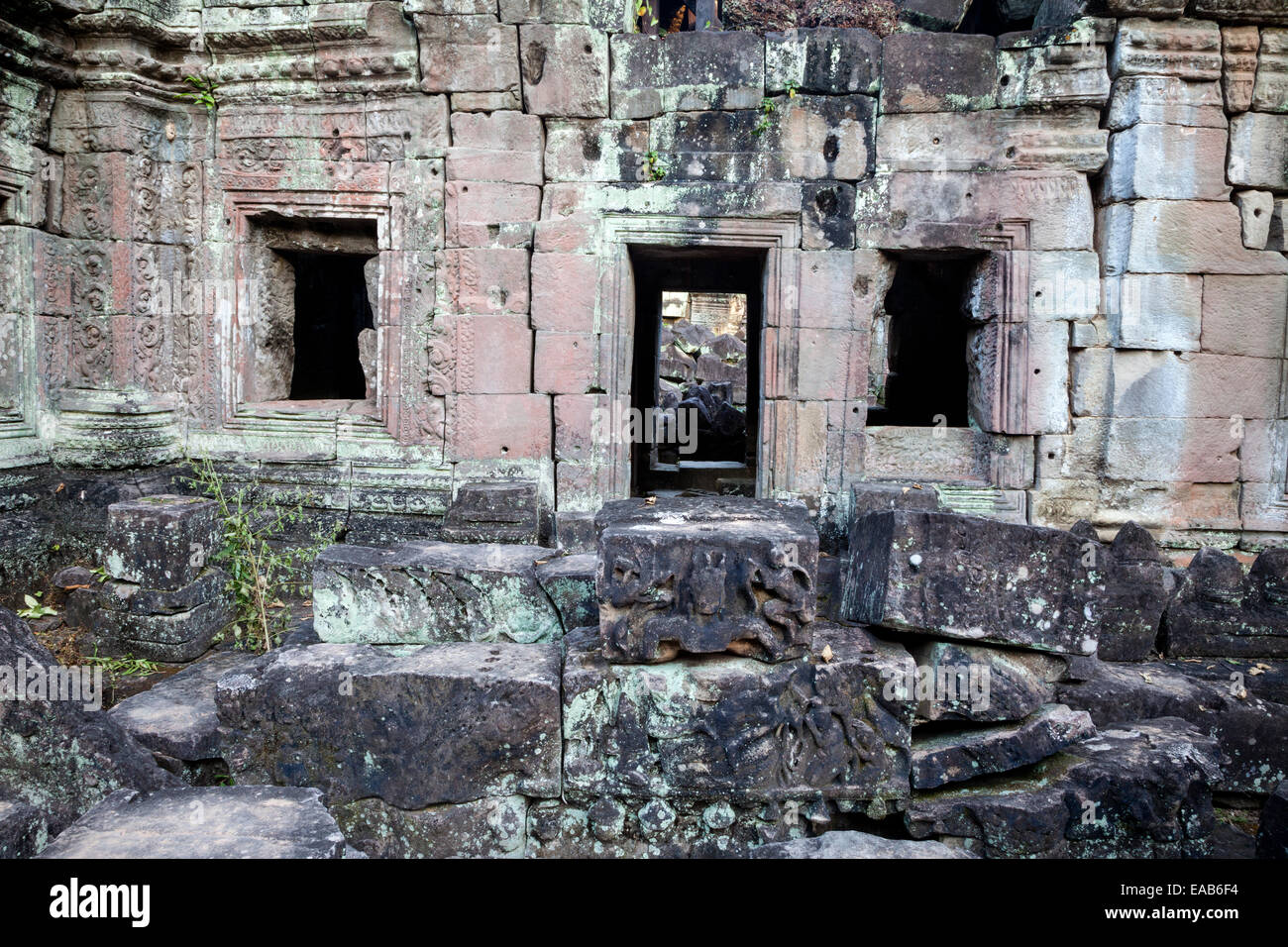 Cambogia. Preah Khan rovine, 12th. Secolo. Foto Stock