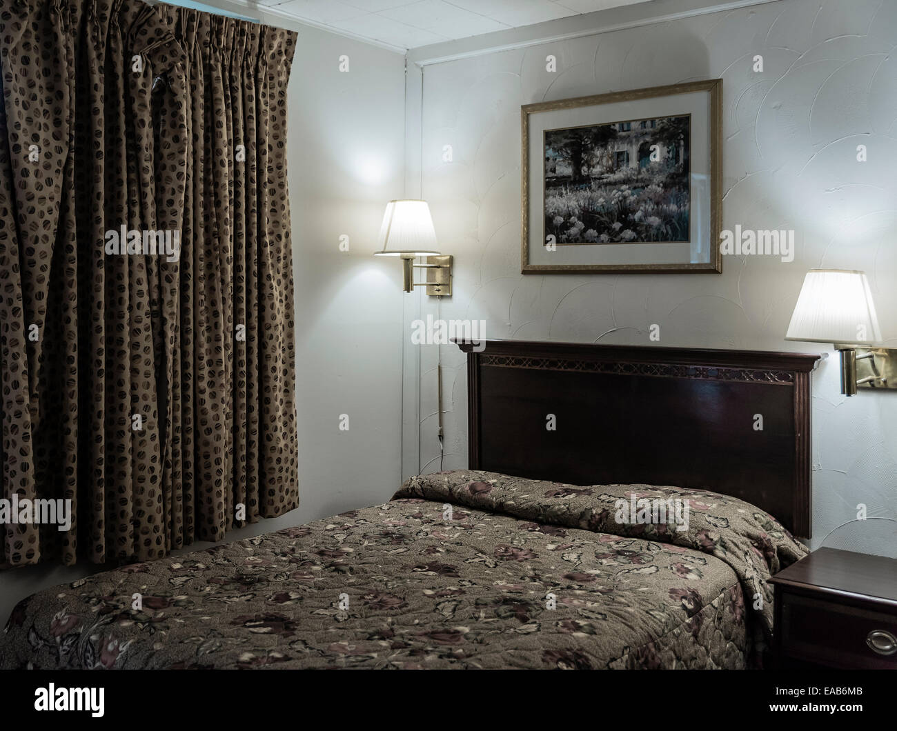 Hotel economici in camera. Foto Stock