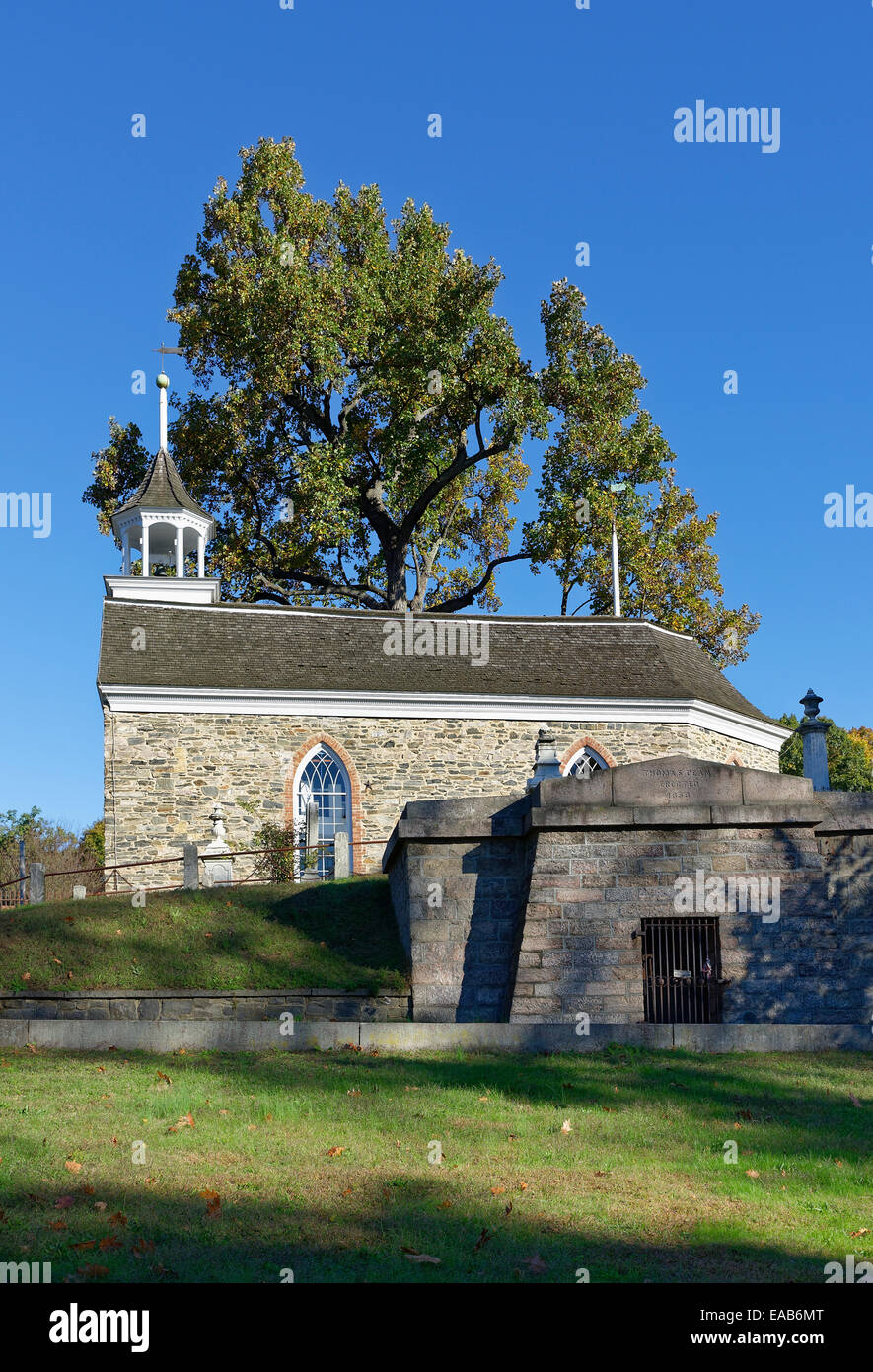 Vecchia chiesa olandese riformata, Sleepy Hollow, New York, Stati Uniti d'America Foto Stock