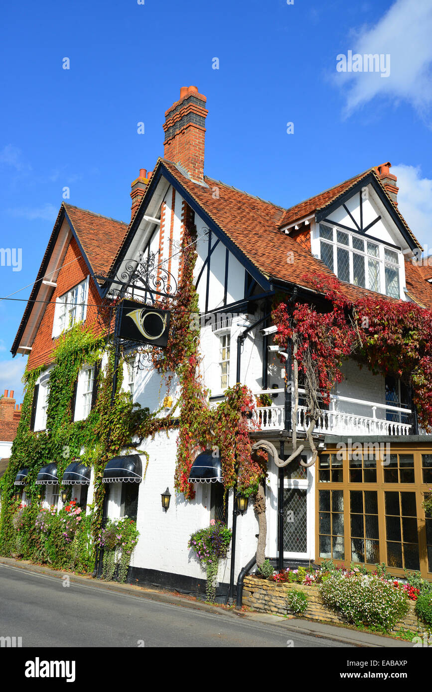 Il French Horn Hotel & Restaurant, Sonning-On-Thames, Berkshire, Inghilterra, Regno Unito Foto Stock