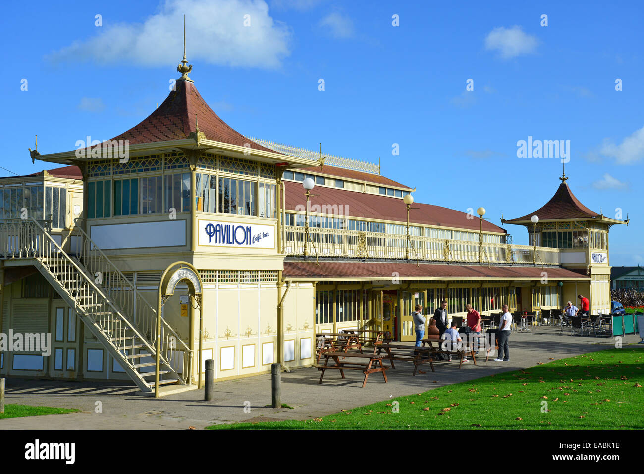 Pavilion Cafe & Bar, ESPLANADE, Ryde, Isle of Wight, England, Regno Unito Foto Stock