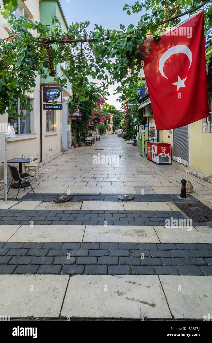 Turchia Medio Oriente Antalya Kaleici vedute della città vecchia Foto Stock