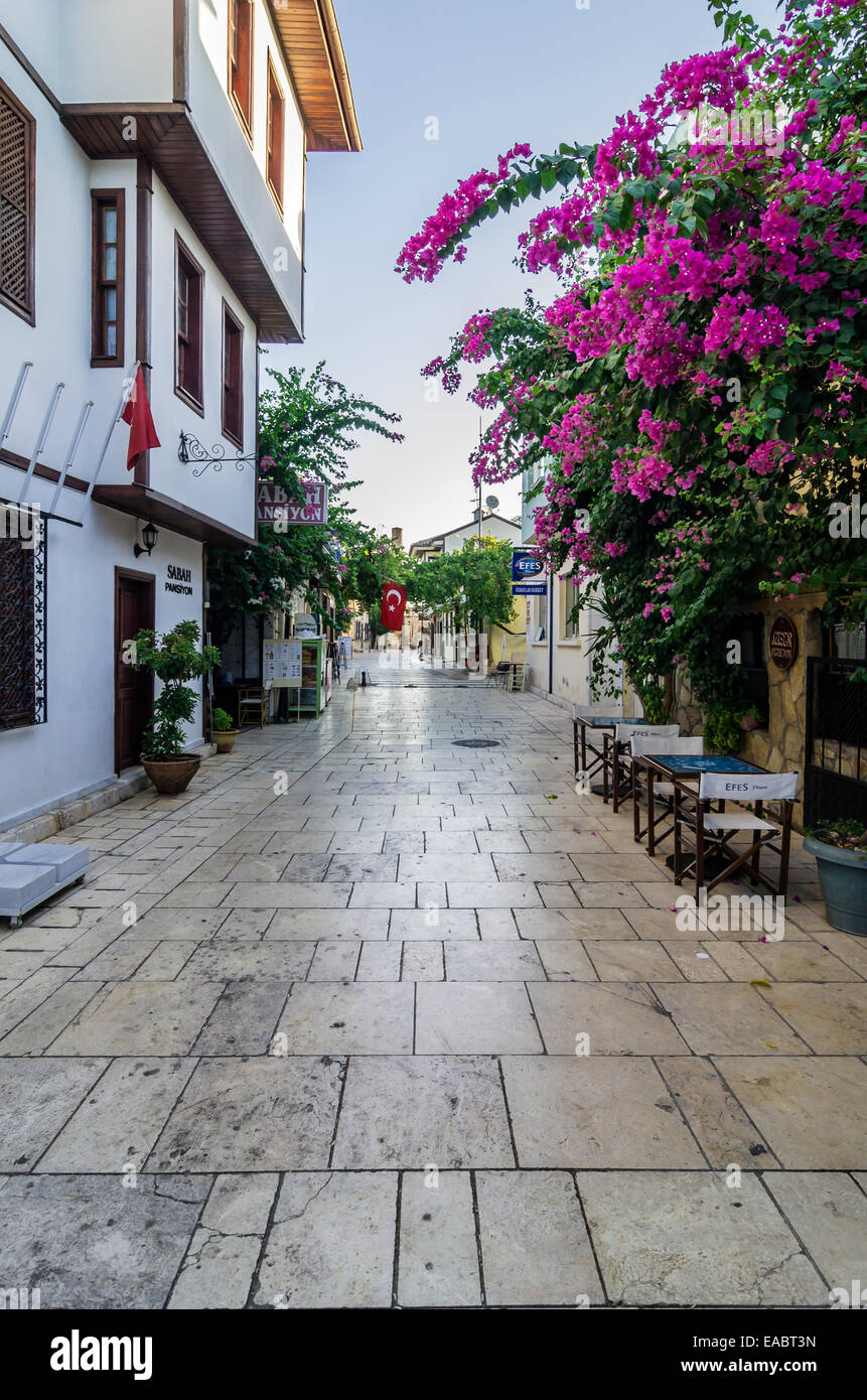 Turchia Medio Oriente Antalya Kaleici vedute della città vecchia Foto Stock