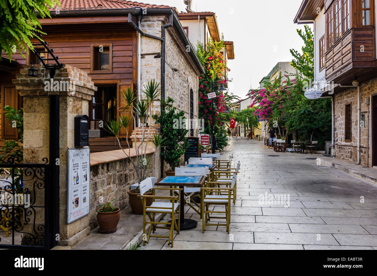 Turchia Medio Oriente Antalya Kaleici vedute della città vecchia Foto Stock