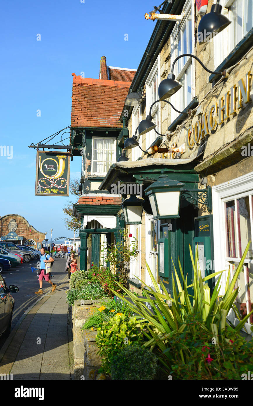 Il Bugle Coaching Inn, St James Square, Yarmouth, Isle of Wight, England, Regno Unito Foto Stock