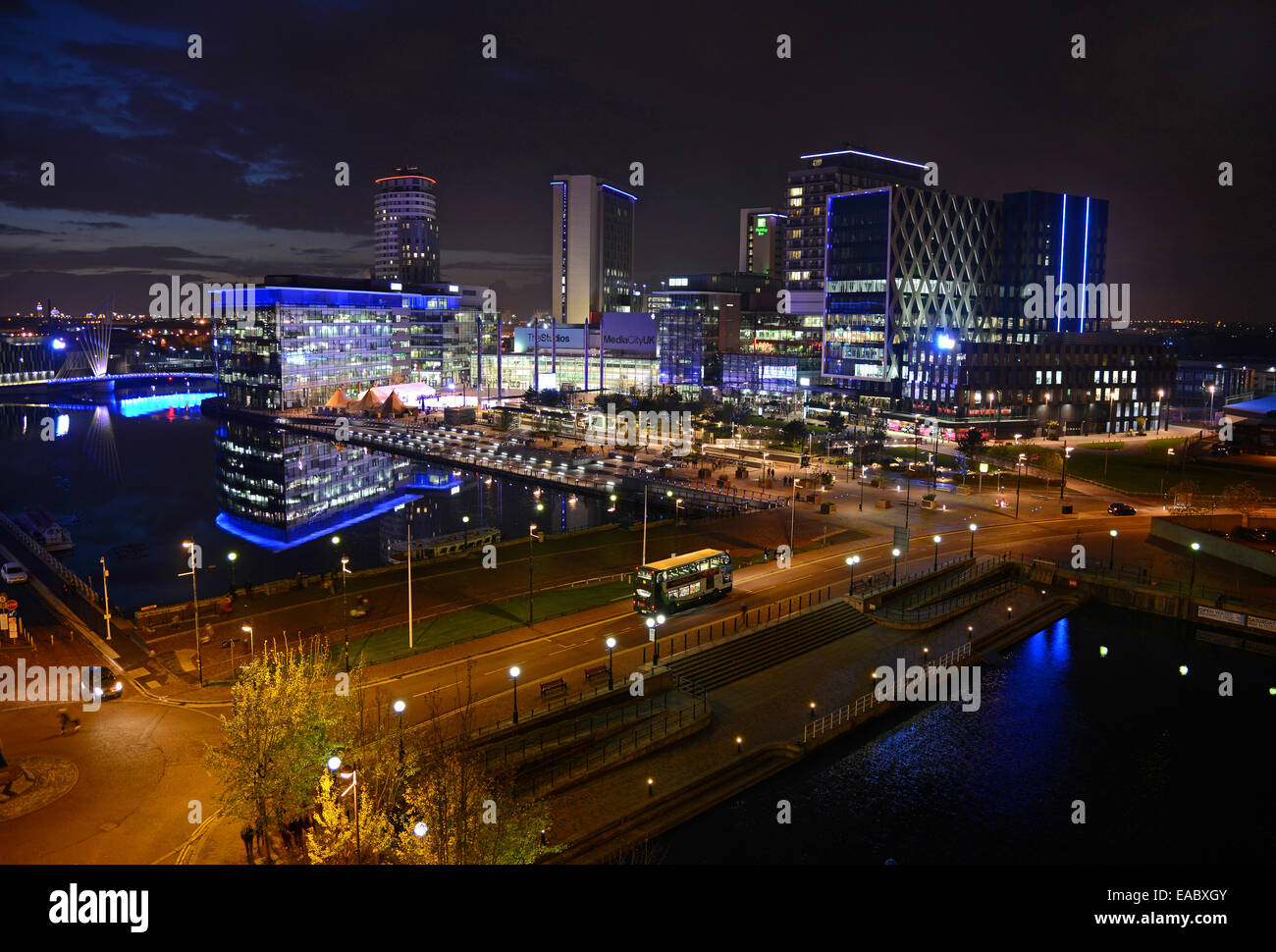 Media City. Salford Quays. Salford. Inghilterra Foto Stock