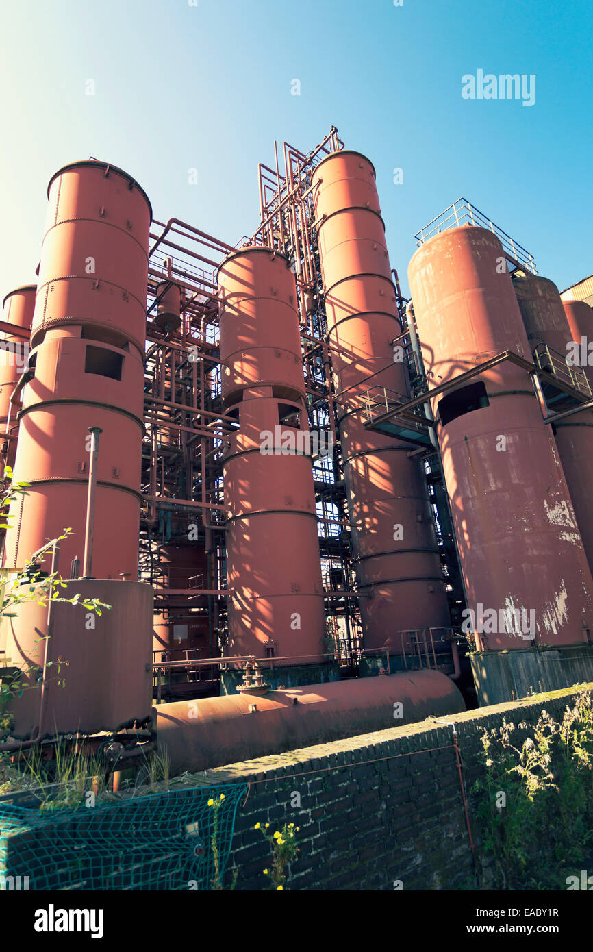 Germania Renania settentrionale-Vestfalia Essen Complesso industriale delle Miniere di carbone dello Zollverein cokeria Foto Stock