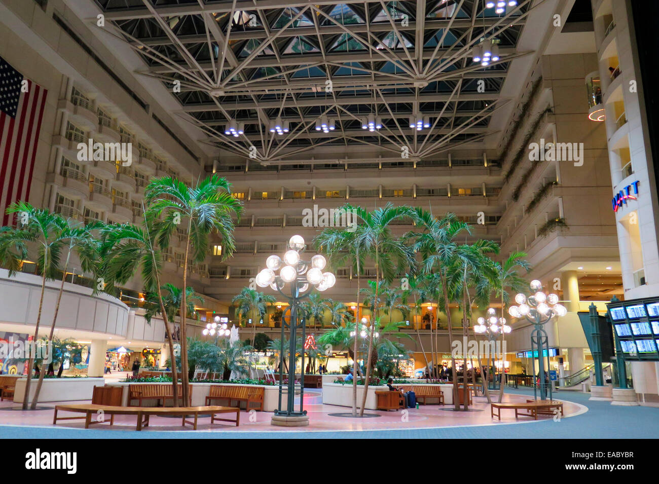 Orlando International Airport Arrivi Foto Stock