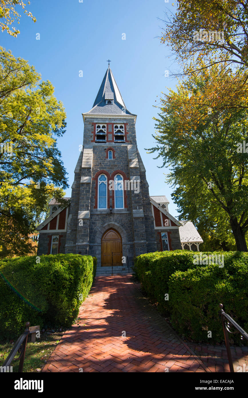 Chiesa di Cristo di Saint Michaels, Maryland, Stati Uniti d'America Foto Stock