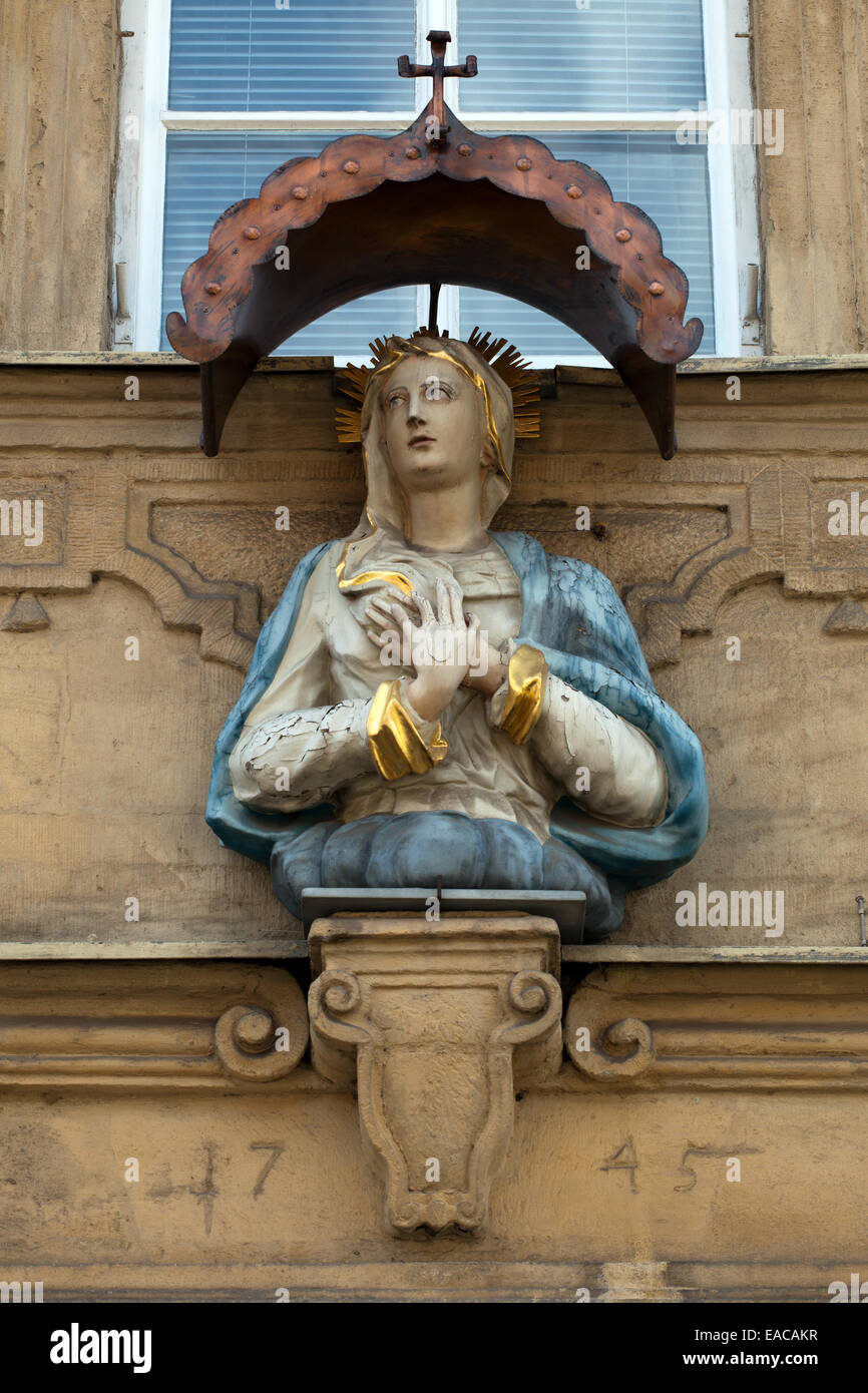 Bamberg: Dettagli religiosa Foto Stock