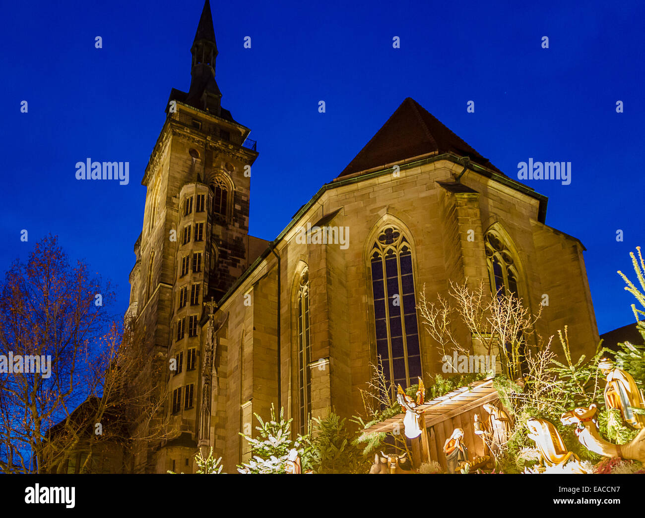 <a href='http://en.wikipedia.org/wiki/Christmas Market, Stuttgart' target=' blank'>Stuttgart Christmas Market</a> Stuttgart, cattivo Foto Stock