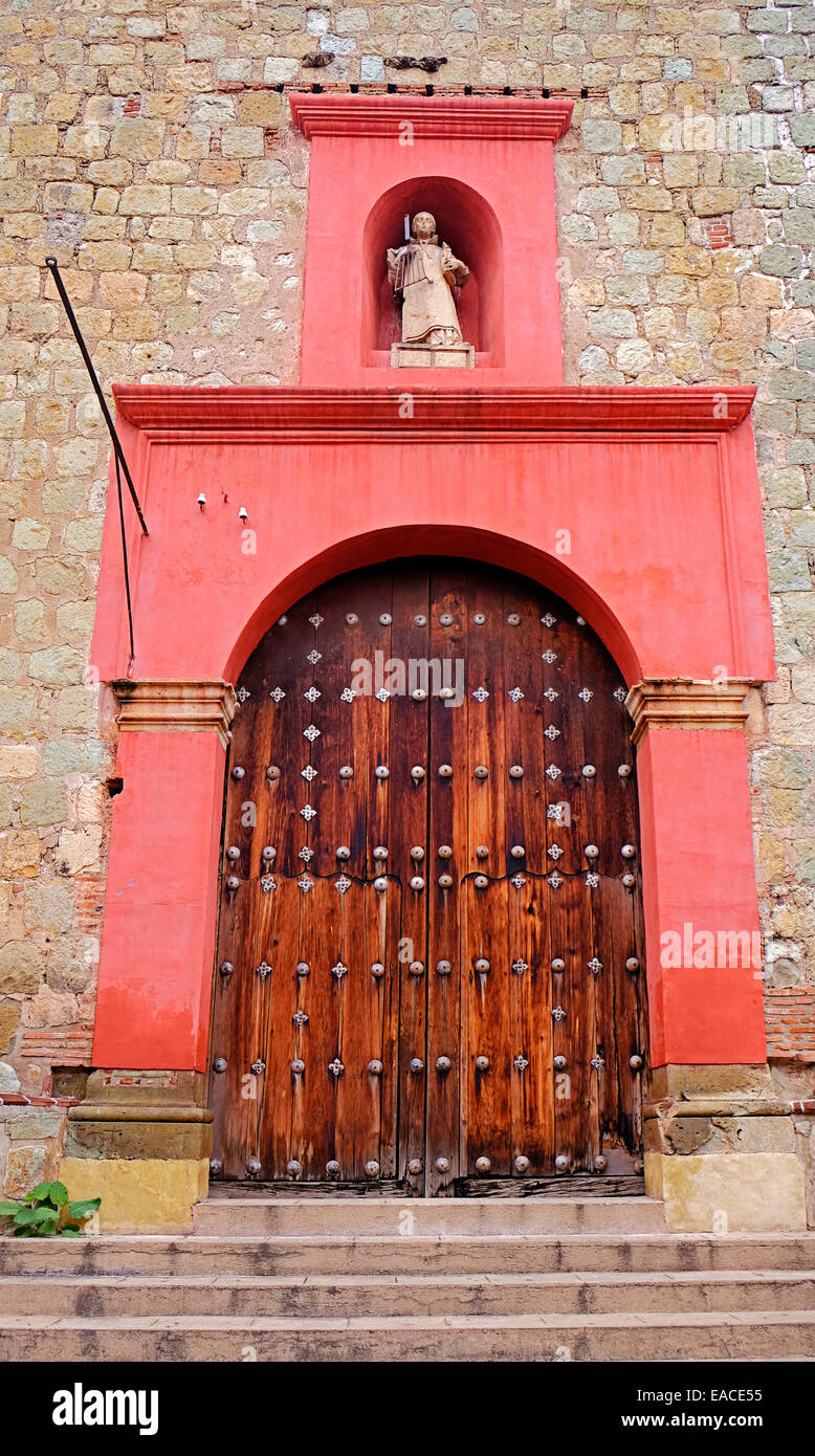 Chiesa messicana portone d'ingresso Foto Stock