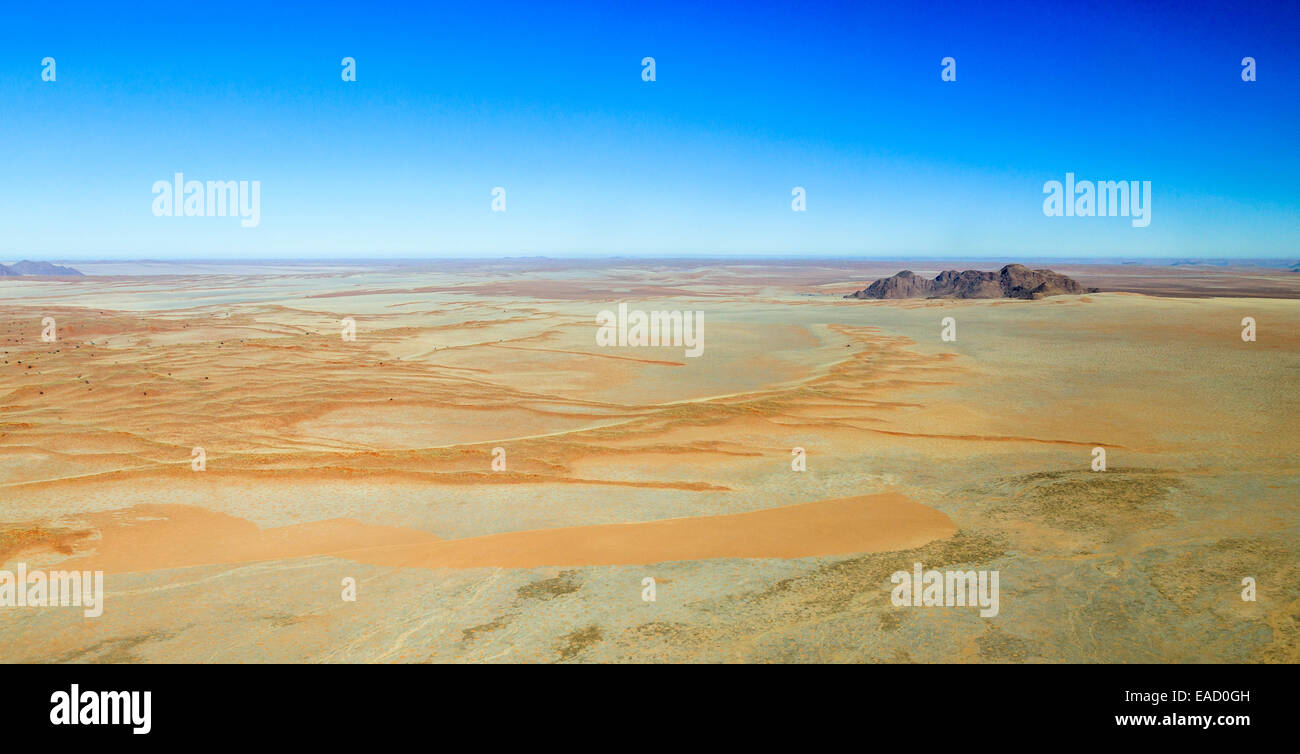 Vista aerea, Namib Desert, NamibRand Riserva Naturale, Namibia Foto Stock