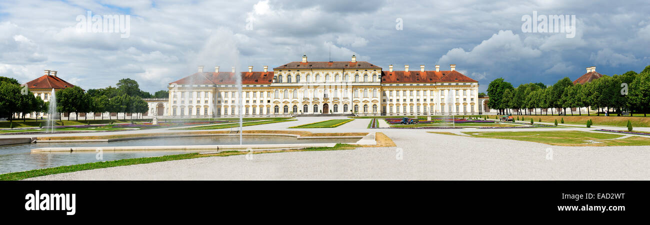 Schloss Palazzo Schleissheim, Oberschleißheim, Alta Baviera, Baviera, Germania Foto Stock