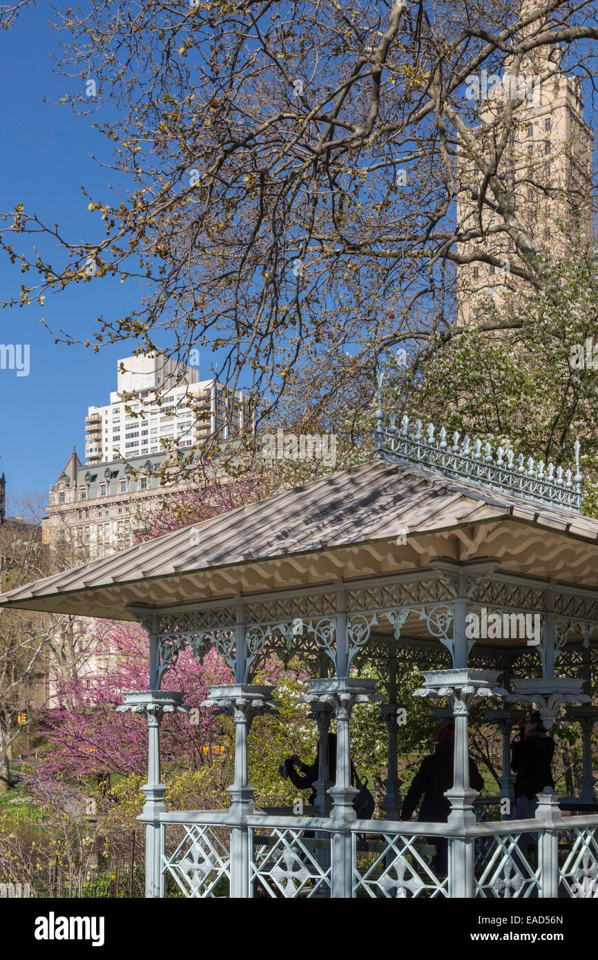 Onorevoli Pavilion, il Hernshead, al Central Park di New York Foto Stock