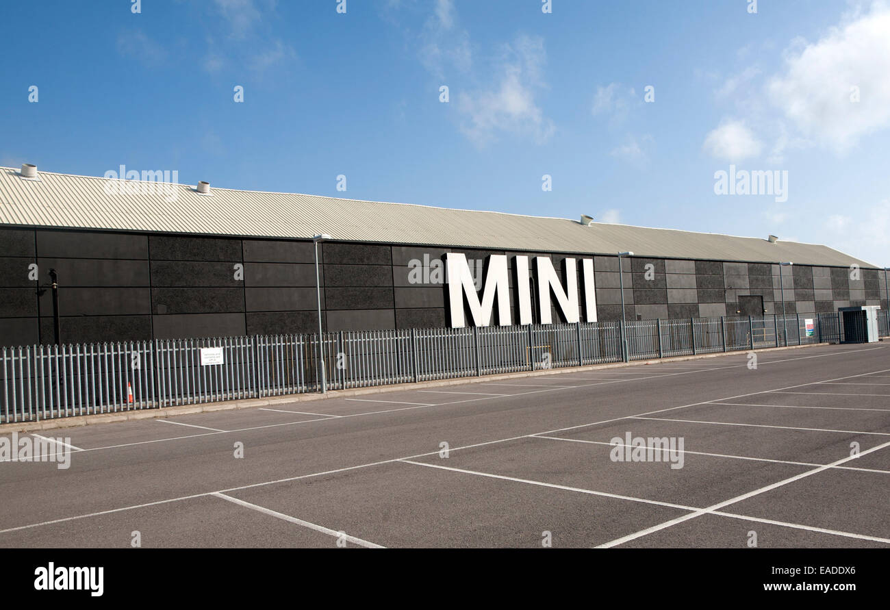 Auto mini impianto factory Swindon, England, Regno Unito Foto Stock