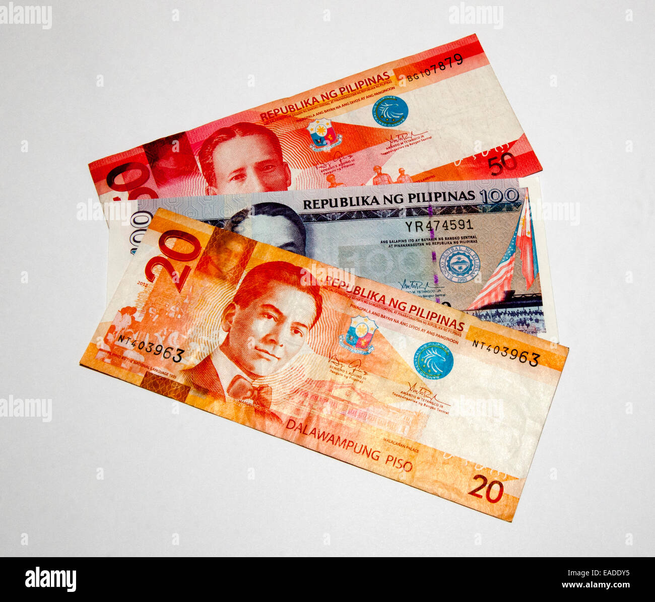 Filippine Banconote Foto Stock