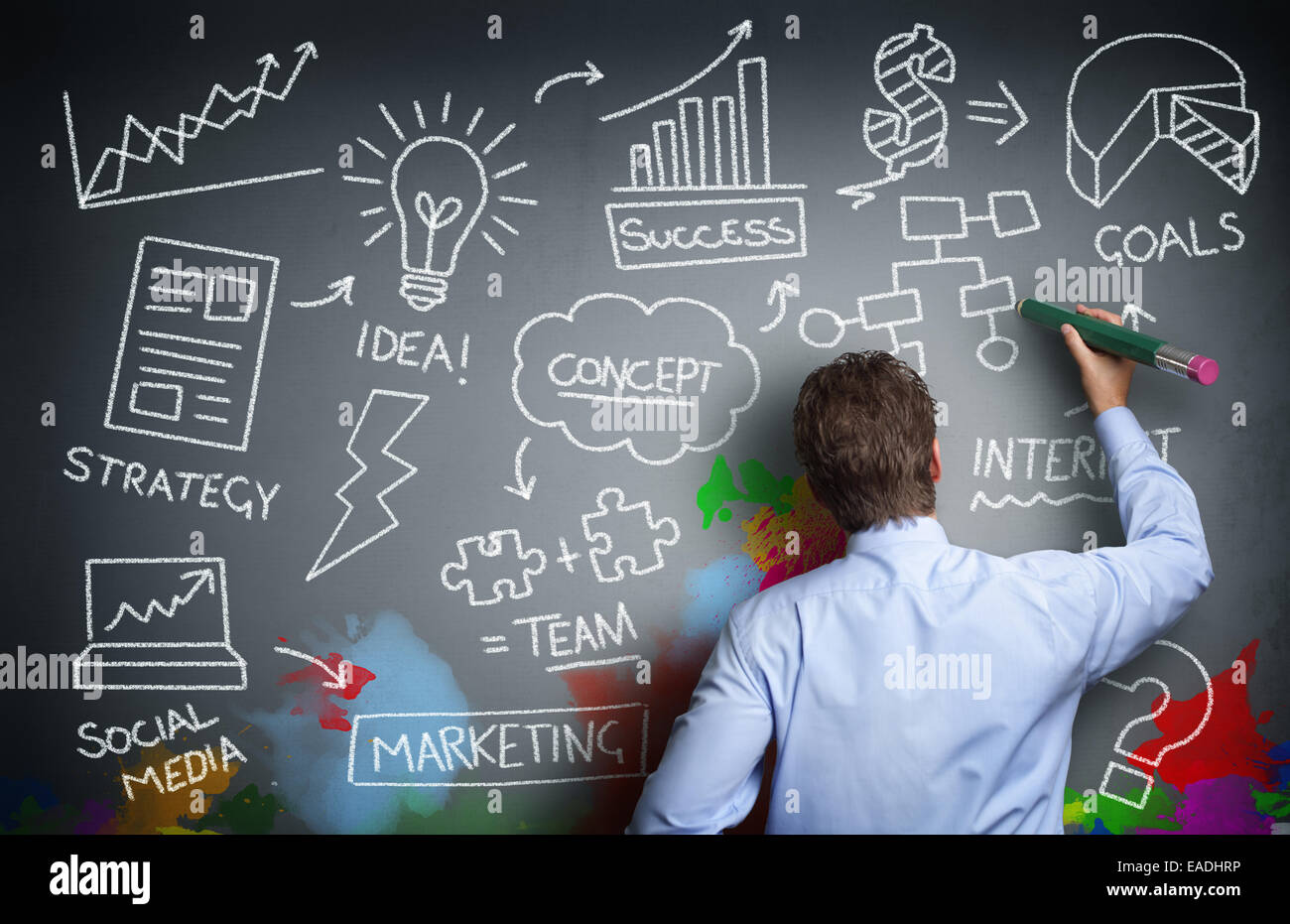 Azienda creativa Foto Stock