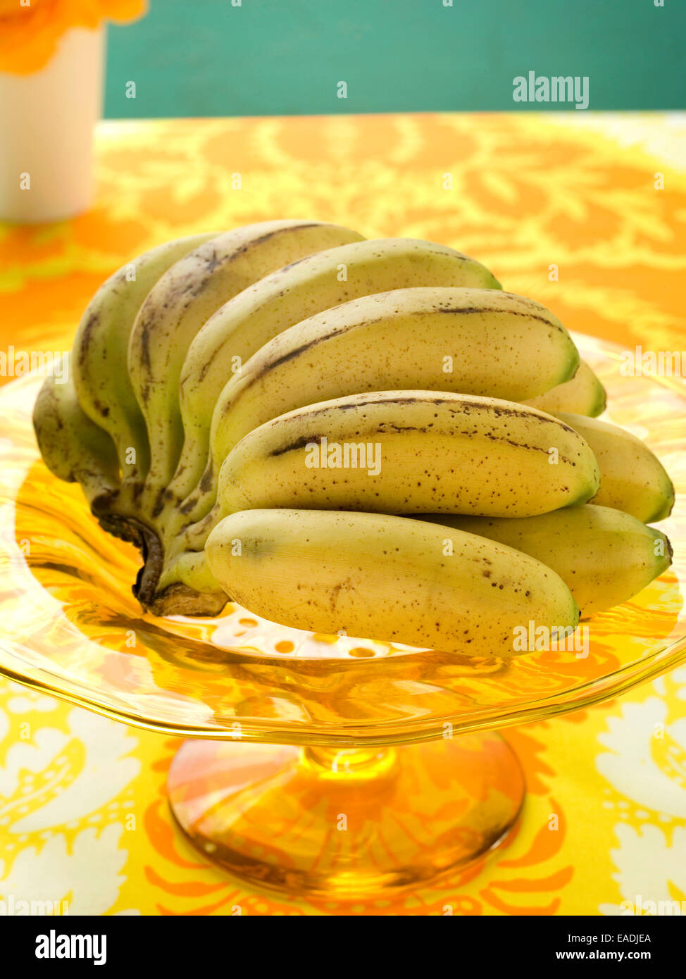 banane in ciotola Foto Stock