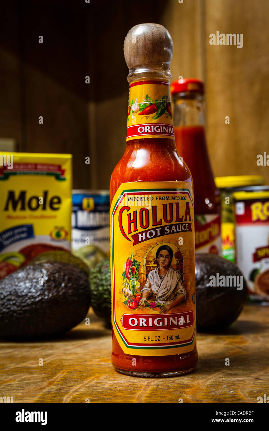 Una varietà di piatti messicani disponibile presso la maggior parte delle California i negozi di generi alimentari Foto Stock