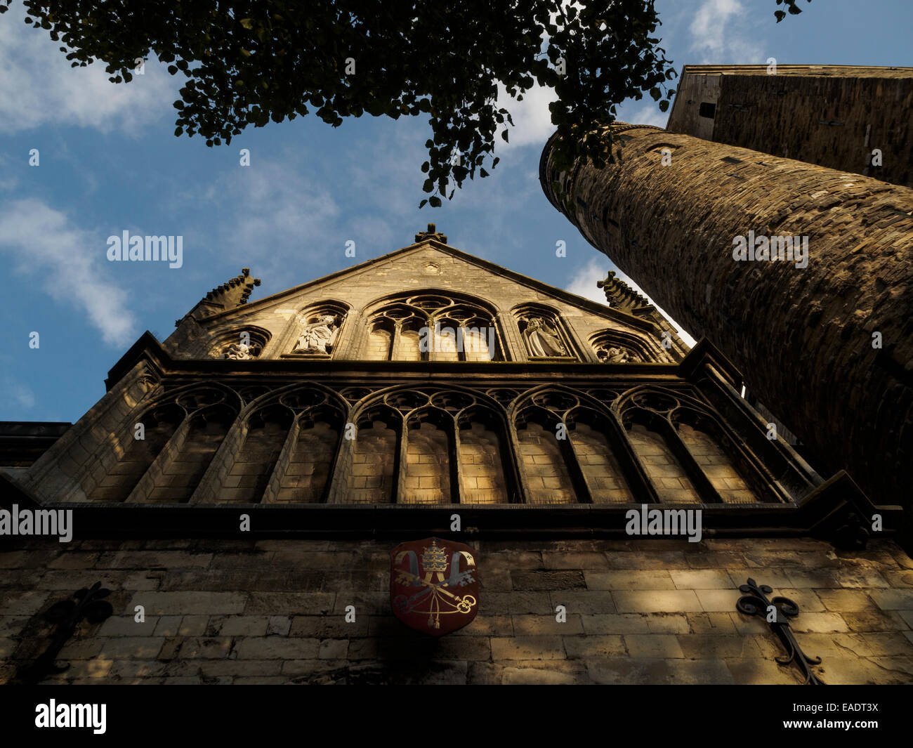 Basilica di Nostra Signora Chiesa romanica esterno nel Trattato di Maastricht, Paesi Bassi Foto Stock