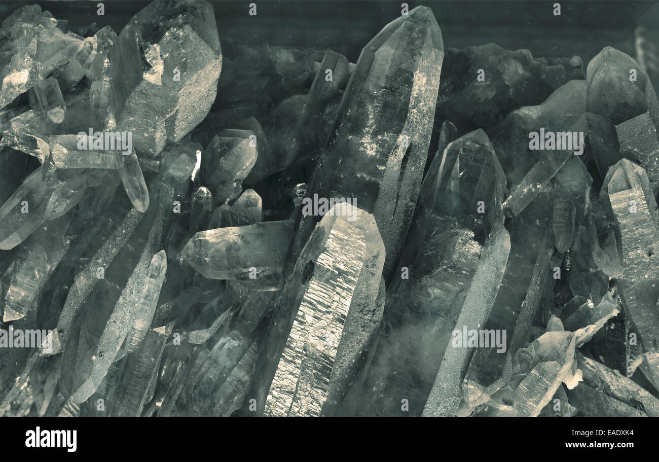 cristallo di quarzo Foto Stock