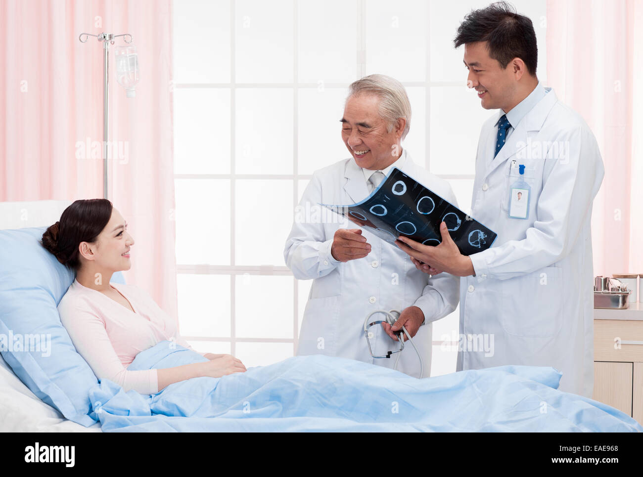 Operai medici Foto Stock