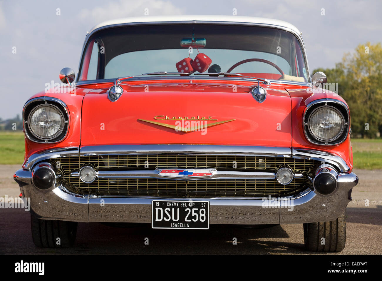 Anni Cinquanta Chevrolet. Chevy. Classic American car Foto Stock