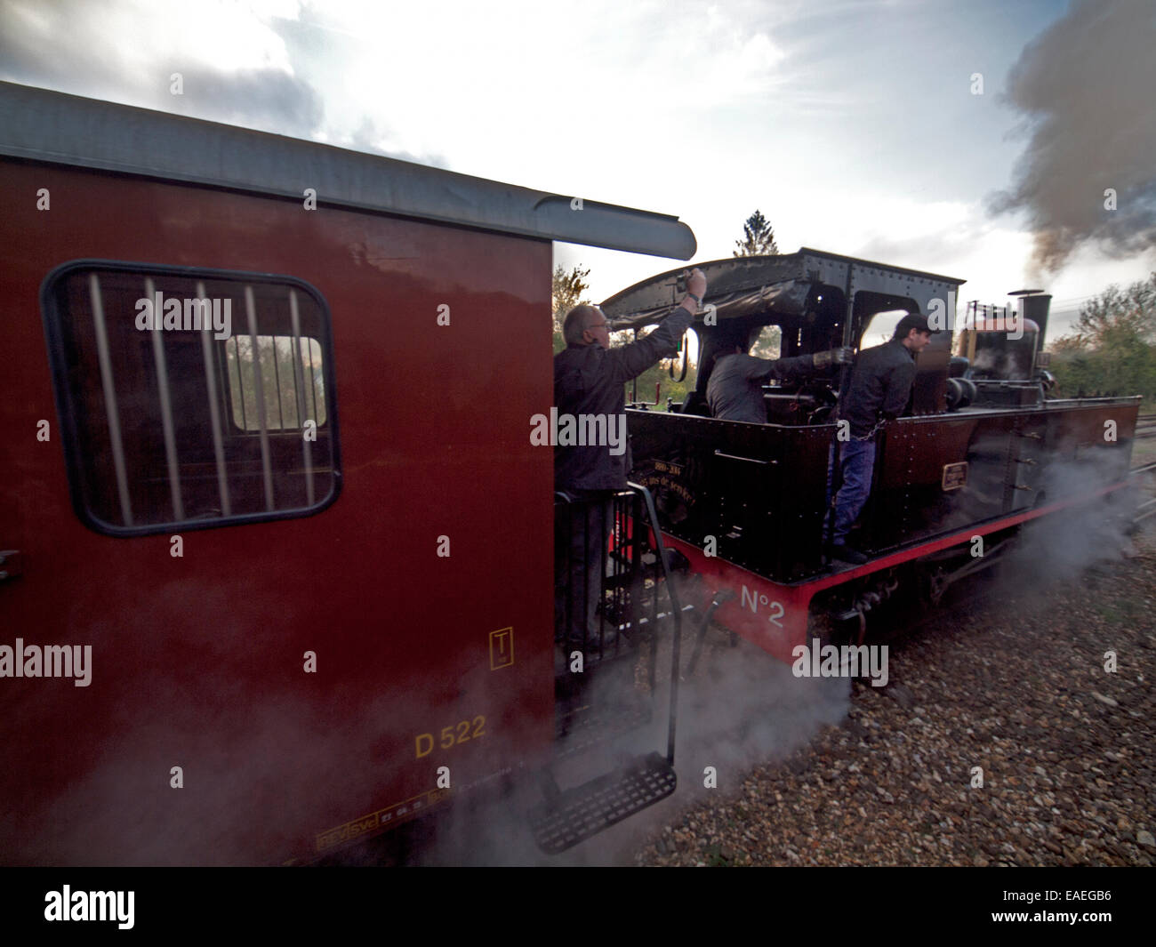 La baia della Somme Railway Foto Stock