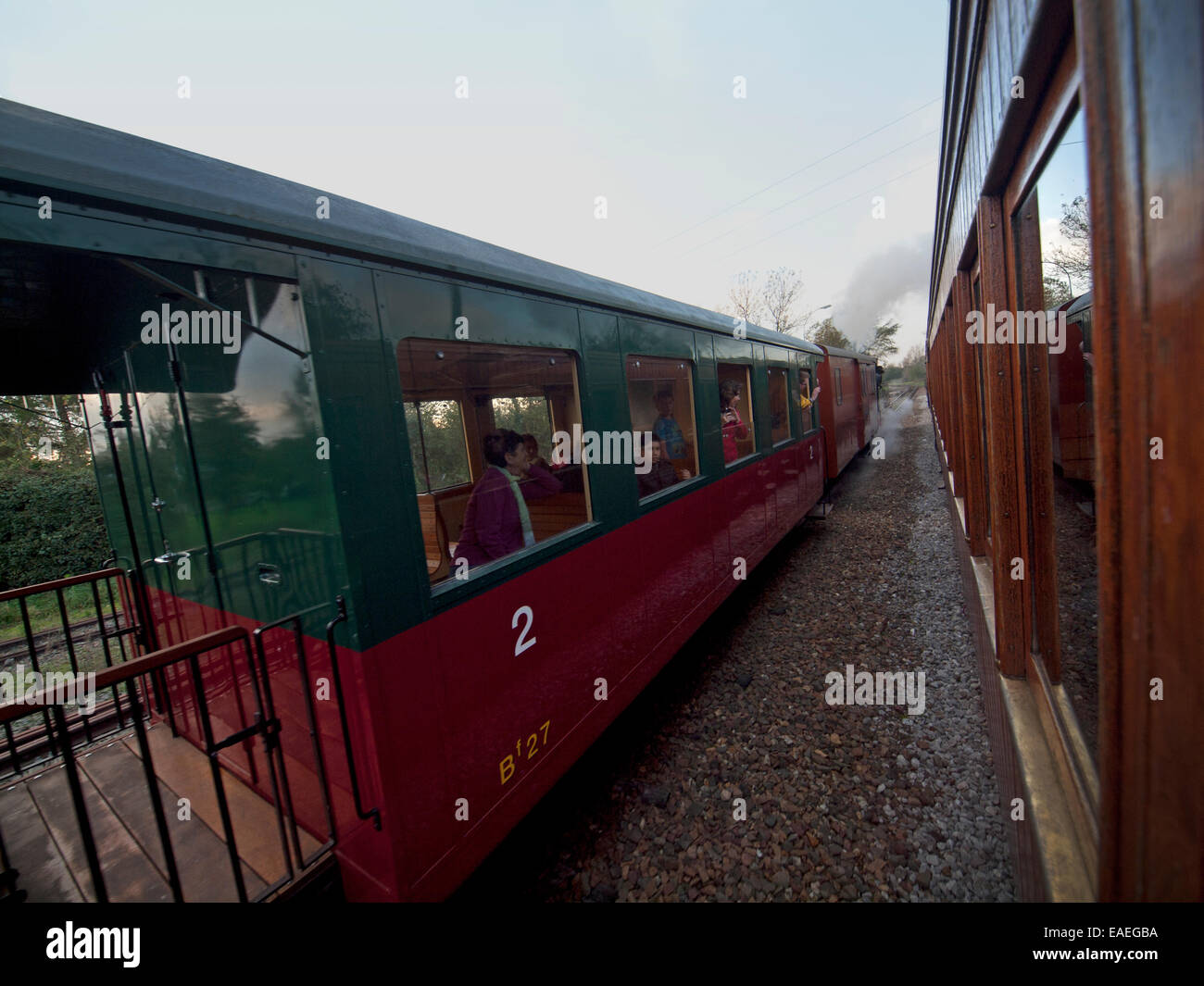 La baia della Somme Railway Foto Stock