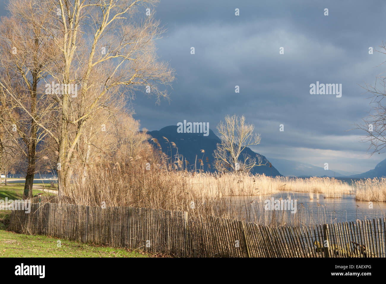 Il Lac du Bourget, Aix les Bains, Savoie , France Foto Stock