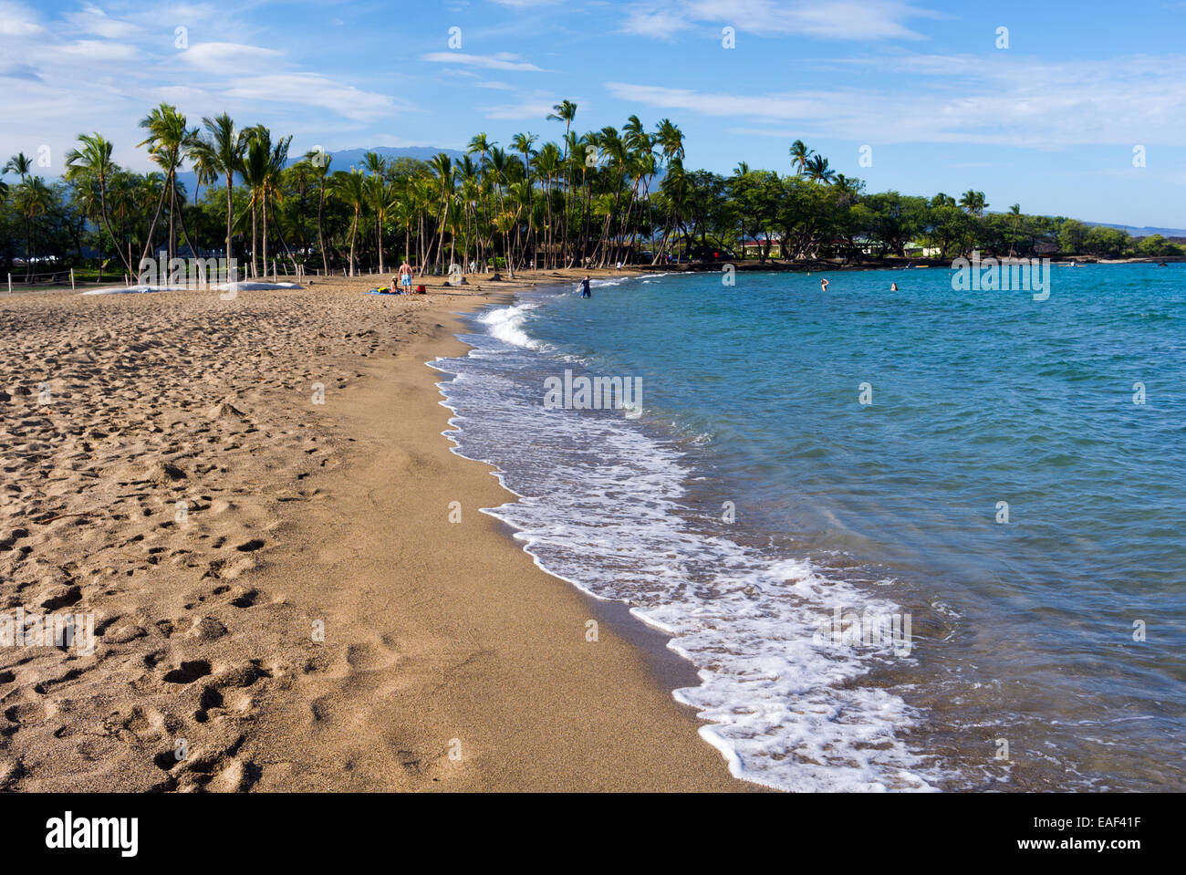 "Una spiaggia' su Kauaii Hawaii USA Foto Stock