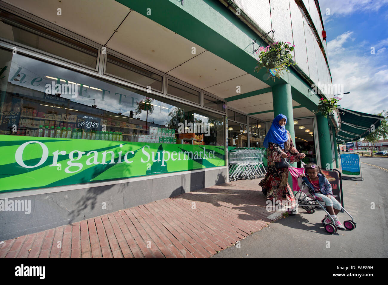 Il cibo migliore azienda supermaket organico in San Werburgh, Bristol REGNO UNITO Foto Stock