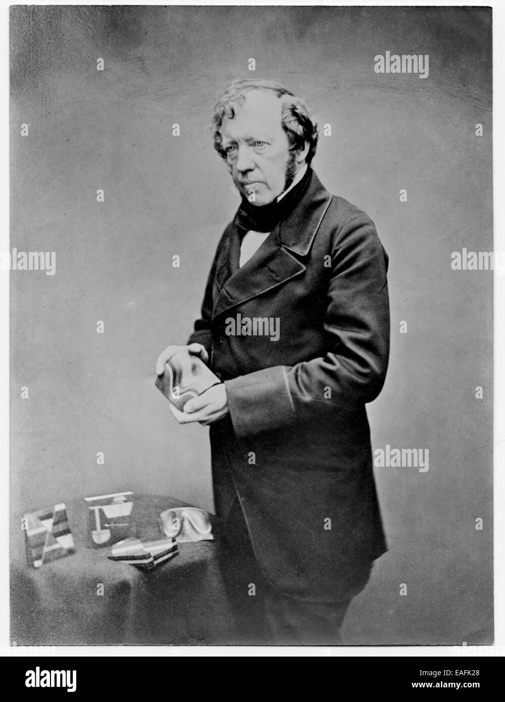 Thomas Sopwith (1803 - 1879): con i modelli geologici Foto Stock